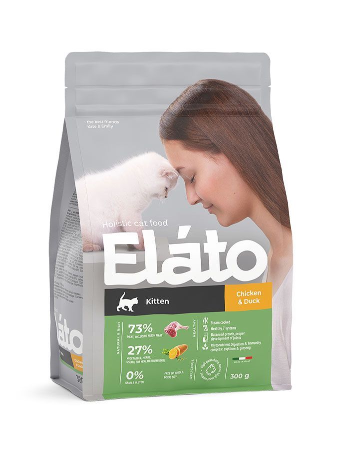 Elato Holistic  для котят с курицей и уткой 300г  фото, цены, купить