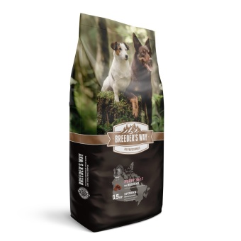 Breeder's Way PUPPY Полнорационный Телятина  для щенков 15кг фото, цены, купить