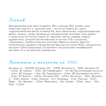 MEAT GARDEN BASIC Ягненок и черника для щенков средних и крупных пород 8кг фото, цены, купить