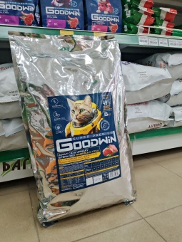 GOODWIN для стерилизованных кошек/кастрированных котов, для мочекаменной болезни Индейка и Утка 8кг фото, цены, купить