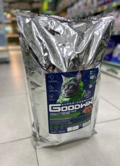 GOODWIN для стерил. кошек и кастр. котов, для вывода шерсти, с ягнёнком 8кг фото, цены, купить
