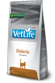 Farmina VetLife Diabetic для кошек при сахарном диабете 2кг фото, цены, купить