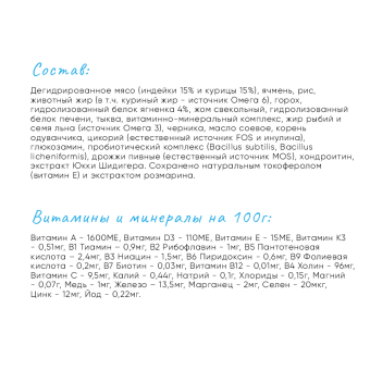 MEAT GARDEN BASIC  Ягненок и черника для щенков мелких пород 8кг фото, цены, купить