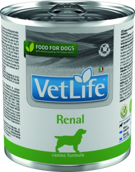 Farmina VetLife Renal Консервы паштет 300г при болезнях почек у собак фото, цены, купить