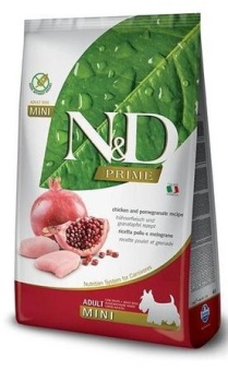 Farmina N&D ADULT MINI PUMPKIN Chicken&Pomegranate курица, гранат, тыква для мини пород собак 800г фото, цены, купить